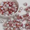 Ding Yi Lua Fria ABS Pérola de Imitação Bicolor Barroca Irregular Galvanizado Furo Reto Contas Soltas DIY Acessórios para Corrente de Celular