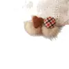 Bolsa Tejida de Algodón con Corazón de Melocotón Botón de Tela Material para Broche de Tocados Hecho a Mano Pendientes Caseros Accesorios para Aretes de Lóbulo