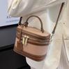 Textura Small Bag Women's 2022 Novo nicho ins Portable Box Bucket Bag All-match Western Style Crossbody Bag