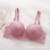 Conjunto de Sujetador Push-Up Sexy de Encaje con Varilla para Mujer, Sujetador Ajustable para Retracción Mamaria para Mujer, Sujetador Transfronterizo Anticaída