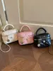 Bolso de mano pequeño para mujer transfronterizo, nuevo modelo 2026, bolso de cadena con patrón de diamantes, bolso cruzado simple, elegante, moderno, bolso de mano cuadrado pequeño