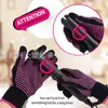 Luvas de Silicone PVC Resistentes ao Calor Anti-Queimadura em Estoque para Ferramentas de Styling de Cabelo de 300 Graus, Modeladores de Cabelo, Pentes de Modelar, Chapinhas e Pentes Alisadores