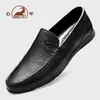 Zapatos genuinos de piel de vaca de primera capa marca Ram para hombre, cálidos para otoño e invierno, piel genuina, suela suave, cómodos, de alta gama, casuales para hombre