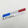 Adequado para Adesivos de Carro Metálicos RENAULT RENAULT, Placas de Identificação Decorativas para Modificação de Carro, Etiquetas Decorativas de Alumínio Anti-Arranhões