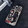 Funda Protectora para iPhone 18 Pro Max con Diseño Personalizado Cyberpunk de Moda Funda de Teléfono Mate Mecánica para Apple 17