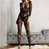 Europa y los Estados Unidos transparente hueco pasión libre sexy ropa interior mujeres sexy uniforme conjunto malla ropa tentación comercio exterior al por mayor