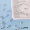 Contas Espaçadoras Lisas Liga Quadrada Prata Esmagada DIY Acessórios para Pulseira de Contas Contas Espaçadoras Douradas Esmagadas com Contas Contas para Pulseira