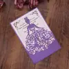 Convites Personalizados, Vários Estilos e Tamanhos, Opções de Papel Disponíveis, Design Vazado, Estampagem Dourada, Convites de Casamento, Estilo Europeu Especial com Envelopes