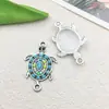 Acessórios de Joias de Liga DIY Tartaruga Marinha Tartaruga Pequeno Pingente Pulseira Colar Presente Decoração Material Pingente