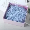 Atacado de fábrica cor palha de ráfia papel picado caixa de presente de casamento caixa de doces enchimento palha de ráfia papel amassado ponto