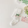Meia-calça de Verão Fina Infantil Bebê Legging Meia-calça para Meninas Meias de Corpo Classe A Algodão Penteado