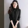 Conjunto de dos piezas de chaleco de punto para mujer, nueva moda de primavera, adecuado para combinar con faldas, chaleco de estilo corto
