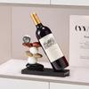 Venta al por mayor de adornos para botellero de vino tinto, mueble de TV para sala de estar, mueble de vino, decoración de entrada, decoración de oficina, regalo de inauguración de la casa.