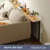 Armario de almacenamiento detrás del sofá, mesita de noche y mueble estrecho a los pies de la cama, uso doméstico en la sala de estar, estante largo ultradelgado montado en la pared para el dormitorio