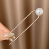 Horquilla de perla en forma de U (2024) para mujer, accesorio para el pelo con disco, accesorio para la cabeza