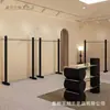 Tienda de Ropa Colgador de Piso a Piso Acero Inoxidable Negro para Hombre Estante de Exhibición Estante de Exhibición para Tienda de Ropa de Mujer Estante Nakajima