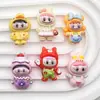 Dibujos Animados Populares Labubu Accesorios de Resina DIY Pasador Hecho a Mano Llavero Agujero Zapato Funda para Teléfono Móvil Material para Joyería