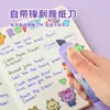Pluma Borradora de Papel Térmico para Cubrir Privacidad y Prevenir Fugas de Información, Pluma de Desempaque, Dibujo Grafiti, Pluma Correctora Gruesa de Punta Plana