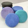 Manípulo de enceramento de 5 polegadas redondo para bolo carro polimento esponja galvanizada esponja de enceramento para carro suprimentos de limpeza