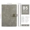 Cuaderno 2024 Nuevo Alto Valor de Color a5 Engrosado Negocio Trabajo Oficina Cuero Exquisito Avanzado Reunión