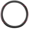 Cubierta para Volante de Coche, Universal para Todas las Estaciones, Piel, En Stock, Accesorios de Interior de Coche, Fibra de Carbono, Antideslizante, Transpirable, Resistente al Desgaste
