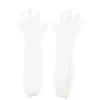 Guantes de Lavavajillas de Brazo Largo al por Mayor para Uso Doméstico Desechables Lavandería Impermeables y a Prueba de Aceite Plástico Cocina Mangas Extendidas Protectores de Brazo