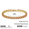 Bestseller de Amazon: Pulsera de Diamante de Zirconia para Mujer, Pulsera Nupcial Full-Diamond, Accesorio de Boda, Pulsera Completamente de Cobre