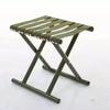 Verde Oscuro Tubo Redondo Pesca al Aire Libre Portátil Plegable Taburete Camping Barbacoa Adulto Grande Engrosado Banco Pequeño