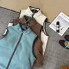 Colete simples de fleece com gola alta feminino outono e inverno quente fleece dupla face casual solto zíper sem mangas jaqueta transfronteiriça