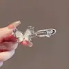 Pinza para el Cabello de Mariposa de Cristal Pinza para el Cabello de Dama Accesorios para el Cabello de Diamante Pinza para Cola de Caballo Pasador Accesorios para el Peinado Venta al por Mayor