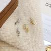 Pendientes de Serpiente de Oro Real con Circonita Galvanizada 2025 Nueva Moda Popular para Mujer Pendientes de Nicho Exquisitos Pendientes Únicos