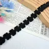 Accesorios para Ropa con Forma de Flor de Encaje de Felpa Estilo Chanel, Adorno de Invierno para Zapatos, Sombreros y Bolsos, Tejido de Mohair