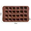 Molde de jabón frío hecho a mano Jane beauty spot 24 rosas caja de regalo amor silicona molde de chocolate molde de caramelo de leche