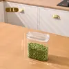 Nova Caixa de Armazenamento Transparente de Plástico Selada de Grau Alimentício para Animais de Estimação para Armazenamento Doméstico de Lanches e Grãos