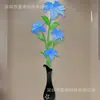 Flor de Lirio Cristal Acrílico 3D Pegatina de Pared Tridimensional para Sala de Estar Sofá Fondo de TV Pared de Entrada Decoración del Hogar Pegatina