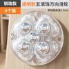 Rueda Adhesiva Transfronteriza sin Perforaciones para Muebles Caja de Almacenamiento Rueda Pequeña Móvil Polea de Bola Bote de Basura Rueda Universal