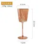 Copa Triangular de Vidrio Martillado con Borde Dorado de Lujo Nórdico, Copa de Vino de Cristal de Alta Estética, Copa de Champaña, Vaso de Agua, Copa Decorativa
