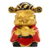Produtos de Cobre, Pequeno Deus da Riqueza, Coelho Auspicioso, Riqueza e Abundância, Display de Carro, Enfeites para Escritório e Sala de Estar, Fábrica de Origem de Artesanato