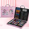 Estuche del Día del Niño Set de Pinceles 128 Niños y Niñas Regalos Navideños Niños Pintura Graffiti Set de Bolígrafos de Acuarela