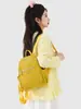 Mochila de Ombro Duplo em Tecido Oxford 2026 Nova Moda Pequena para Mulheres Bolsa de Viagem em Lona Impermeável Leve