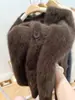 Suéter de veludo mink cor de café de alta qualidade, um cardigã de tricô de caimento solto para mulheres, perfeito para outono e inverno, com toque macio e confortável