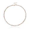 Collar con colgante de borlas y cuentas de colores transfronterizos de Europa y Estados Unidos, collar de turquesa con temperamento de moda, joyería sencilla con personalidad