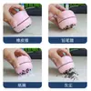 Aspiradora de Escritorio, Limpiador Inalámbrico para Virutas de Goma de Lápiz, Portátil para Estudio, Hogar, Dormitorio, Doble Uso, Recargable por USB