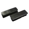 Suministro al contado de fábrica de tapón de tubo de plástico PP rectangular de 20/60 mm, tapón de tubo de plástico, tapón de tubo de acero