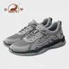 Sapatos Masculinos Autênticos Gongyang 2026 Novos Sapatos Casuais Masculinos de Malha Respirável Versáteis Esportivos Vazados Tendência