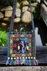 Bolsa de ombro única bolsa de franja bolsa estilo étnico bolsa transversal bolsa de souvenir de viagem bordada Leidezhu Yunnan tecido grosso zíper pequena