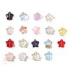 Zhen Tu Cuentas de Vidrio de Estrella de Cinco Puntas de 8 mm Cuentas de Vidrio Degradadas Cuentas Sueltas Aretes DIY Accesorios para el Cabello Colgante para Mujer Materiales