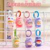 Llavero Colgante Lilith Flocking Joyería Estudiante Linda Chica de Dibujos Animados Corazón Colgante Muñeca de Peluche Llavero
