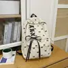 Nueva Mochila Escolar de Pana con Lazo para Estudiante Universitaria Mochila Versátil Estilo Coreano para Estudiante de Secundaria