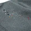 Cardigan Suéter com Capuz Estrela Completa Masculino Tendência Europeia Americana Design Robusto com Strass Senso de Design Nicho Outerwear Solto